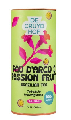De Cruydhof Pau D'Arco & Passion Fruit Brazilian Tea 20 Tüte