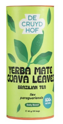 De Cruydhof Yerba Mate Guava Leaves Brazilian Tea 20 Tüte