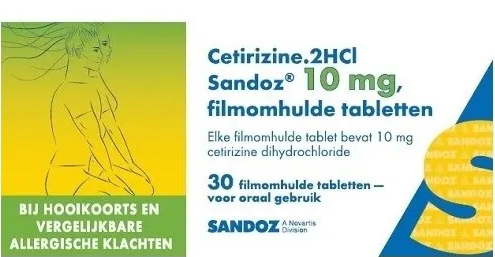 Sandoz Cetirizine 2HCl 10 mg 30 Tabletten