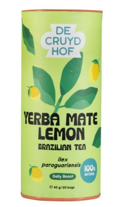 De Cruydhof - Natura Sanat Yerba Mate Lemon Brazilian Tea 20 Tüte