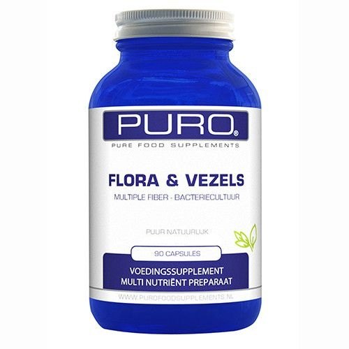 Puro Food Supplements Flora & Vezels 90 Kapseln