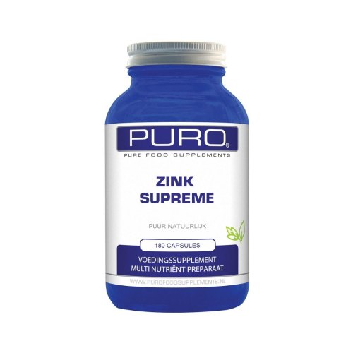 Puro Food Supplements Zink Supreme 180 Kapseln