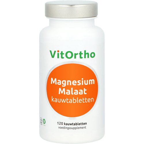 VitOrtho Magnesium Malaat  120 chewable tablets