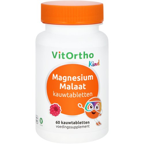 VitOrtho Magnesium Malaat Kind 60 chewable tablets