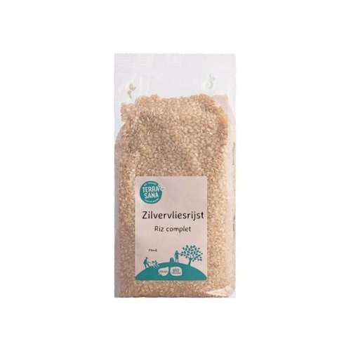 Terrasana Zilvervliesrijst Rond Biologisch 1000 Gramm