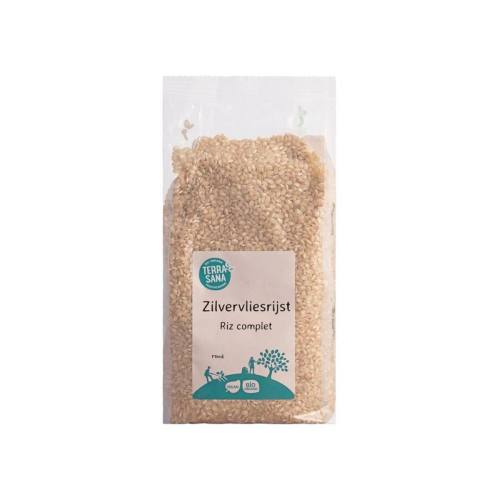 1000 gram Terrasana Zilvervliesrijst Rond Biologisch