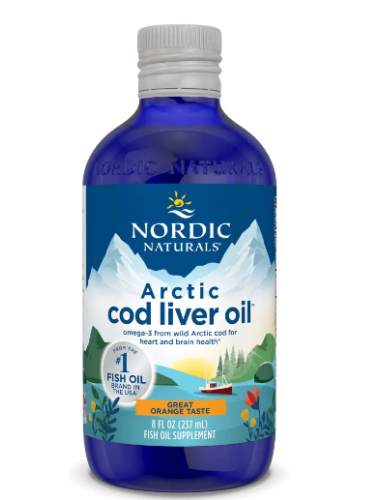 237 ml Nordic Naturals Arctic Cod Liver Oil Sinaasappel
