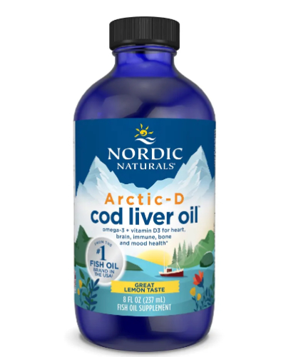 237 ml Nordic Naturals Arctic-D Cod Liver Oil