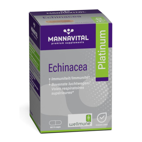 60 V-caps Mannavital Echinacea Platinum
