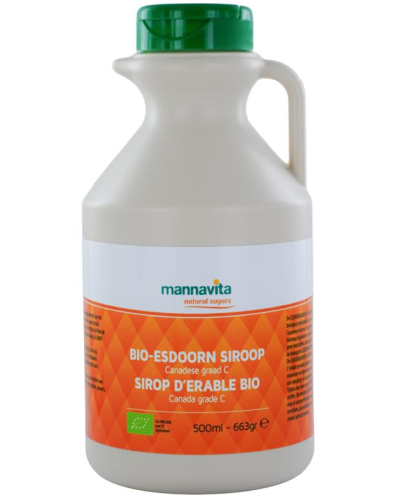 Mannavita Esdoorn Siroop Biologisch 500 Ml