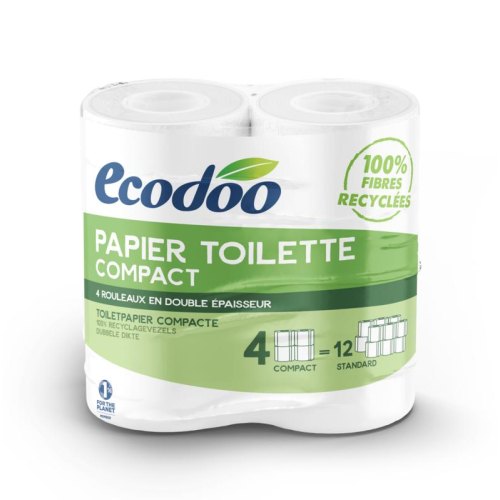 Ecodoo Toiletpapier Ecologisch 4 rolls