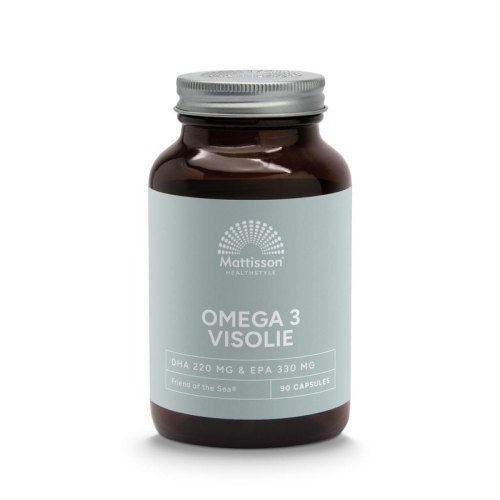 90 capsules Mattisson Omega 3 Visolie DHA 220 mg & 330 mg
