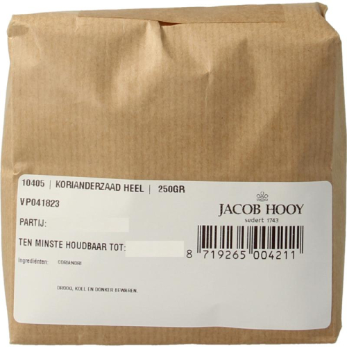  Jacob Hooy Korianderzaad Heel