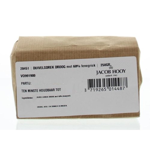 Jacob Hooy Duivelsdrek Droog 250 Gramm