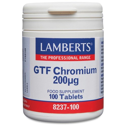 Lamberts GTF Chroom 200 mcg 100 tablets