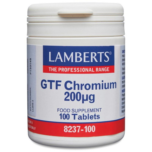 100 tabletten Lamberts GTF Chroom 200 mcg