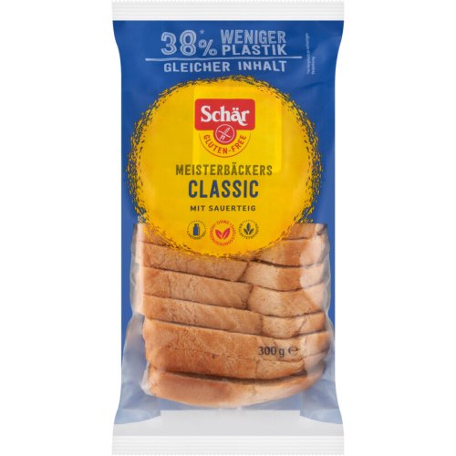 Schar Meesterbakker Brood Classic Gluten-Free 300 Gramm