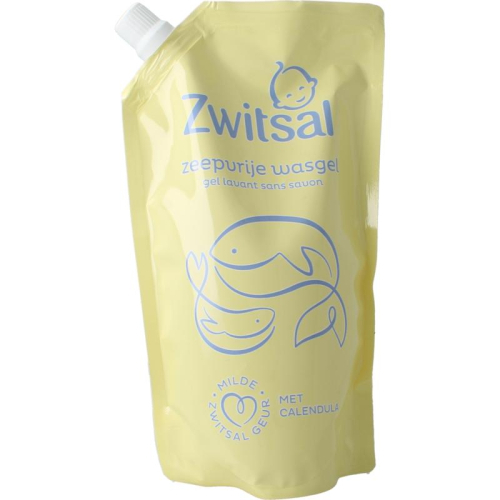 500 Ml Zwitsal Wasgel Zeepvrij Navulverpakking