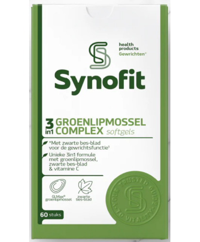 60 softgels Synofit 3-in-1 Groenlipmossel Complex