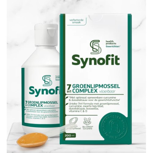 7-in-1 Groenlipmossel Complex Vloeibaar Synofit 200 Ml