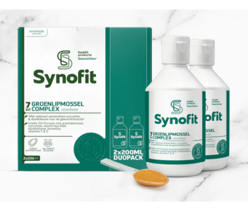 Synofit 7-in-1 Groenlipmossel Complex Vloeibaar 2 x 200 ml