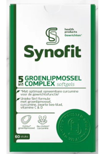 Synofit 5-in-1 Groenlipmossel Complex 60 Softgels
