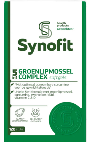 Synofit 5-in-1 Groenlipmossel Complex 120 Softgels
