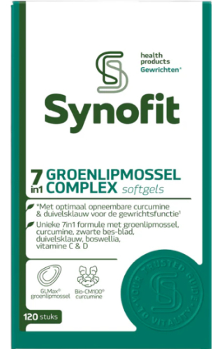 Synofit 7-in-1 Groenlipmossel Complex 120 Softgels