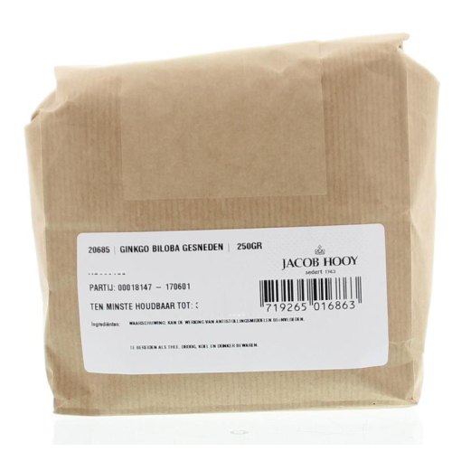 Jacob Hooy Ginkgo Biloba Gesneden 250 Gramm