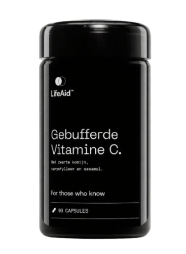 LifeAid Gebufferde Vitamine C 90 Kapseln