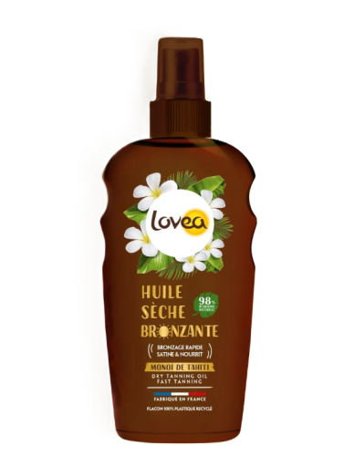 150 ml Lovea Sun Dry Tanning Oil Tahiti Monoi