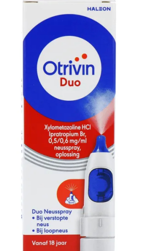 Otrivin Neusspray Duo Xylometaxoline HCl 0,5 Ipratropium Br 0,6 10 Ml