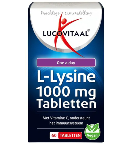 Lucovitaal L-Lysine 1000 mg 60 tablets