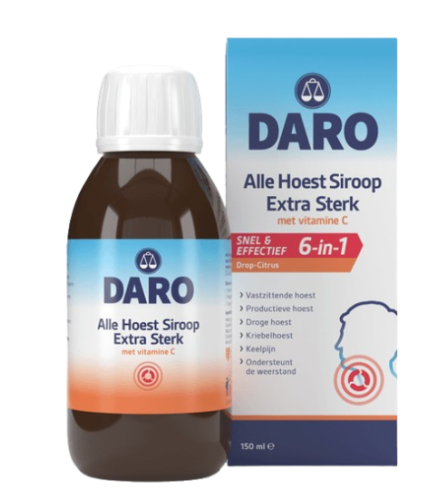 150 Ml Daro Alle Hoest Siroop Extra Sterk