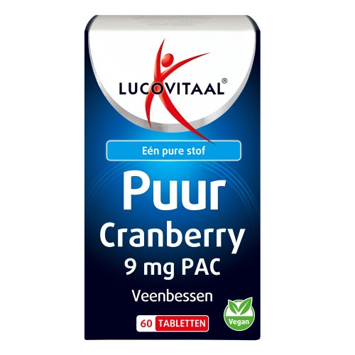 Lucovitaal Puur Cranberry 9 mg PAC 60 Tabletten