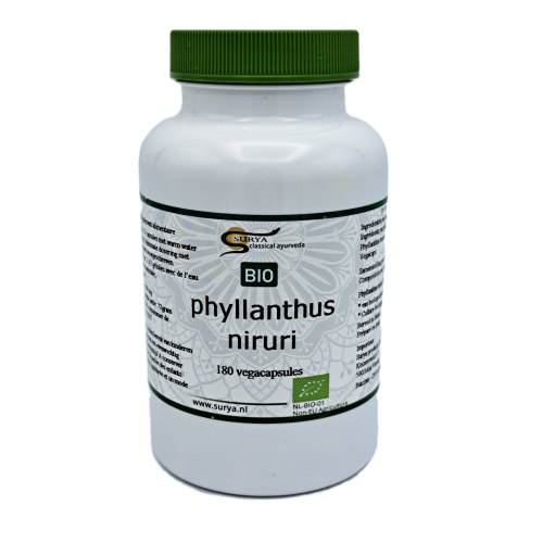 Surya Phyllanthus Niruri Biologisch 180 Kapseln