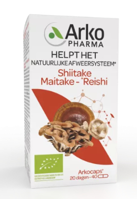 Arkopharma Reishi Shiitake Maitake Arkocaps Biologisch 45 Kapseln