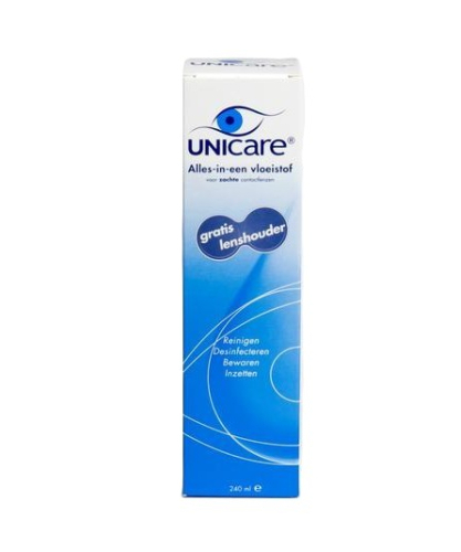 Unicare Alles-in-een Vloeistof Zachte Lenzen 240 Ml