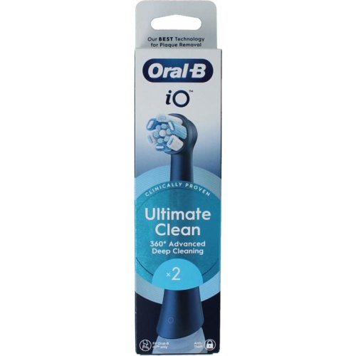Oral-B Opzetborstel IO Ultimate Clean Zwart 2 pieces
