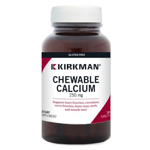 Kirkman Calcium 250 mg with Vitamine D3 Chewable Tablets 120 chewable tablets