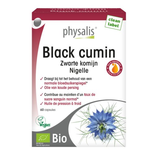 Physalis Black Cumin Biologisch 60 Kapseln