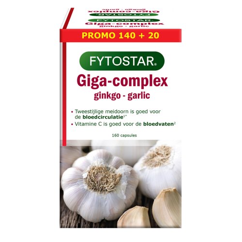 Fytostar Giga-Complex Knoflook 160 Kapseln