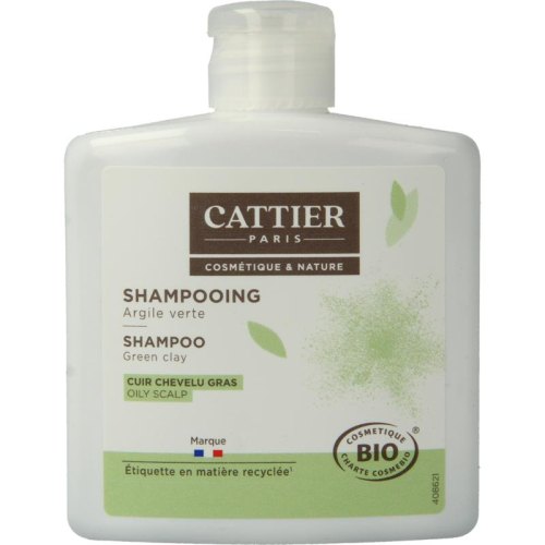 Cattier Shampoo Vet Haar Groene Klei 250 Ml