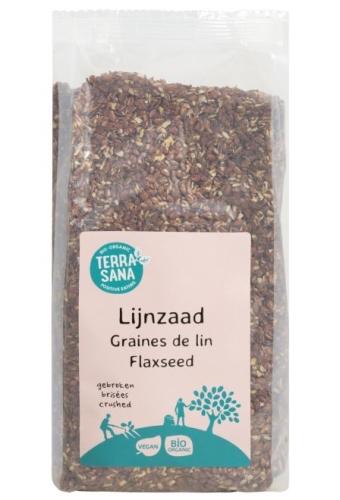 Terrasana Lijnzaad Gebroken Biologisch 400 Gramm