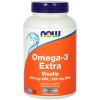 180 softgels NOW Omega-3 Extra Visolie