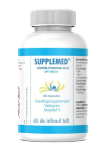 60 capsules Supplemed Groenlipmosselolie Optimum