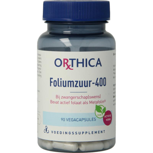 90 vegacaps Orthica Foliumzuur-400