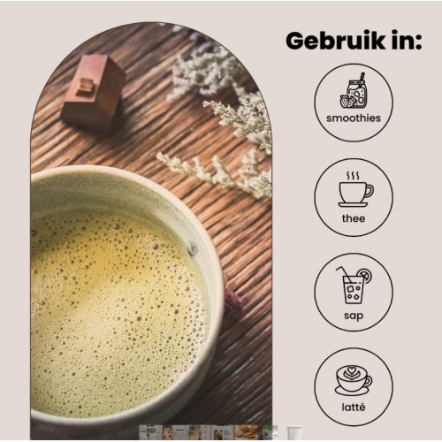 Purasana Hojicha Poeder Biologisch 75 Gramm