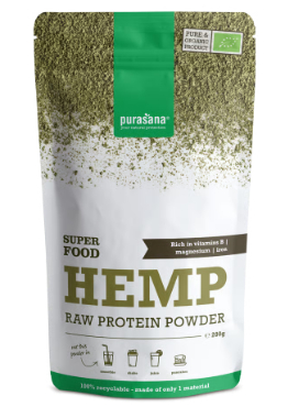 Purasana Hemp Raw Protein Powder 200 Gramm