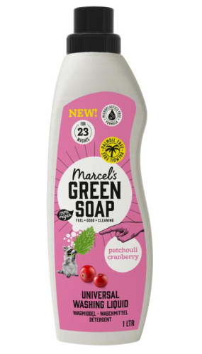 Marcel's Green Soap Wasmiddel Patchouli & Cranberry 1000 Ml